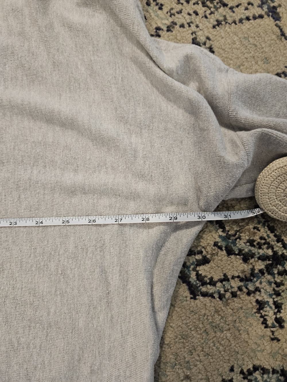 J. Jill Pure Jill V-Neck 3/4 Sleeve Lightweight Sweater In Pumice Heather Sz 2X - Picture 9 of 10